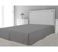 Intemporel Copri rete Microfibra, Poliestere, Grigio, 90x190 cm
