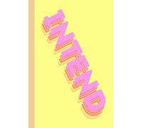 intend: Cool font notebook with hard cover | Size: 6 x 9 | Number of pages: 200 | No lines | Space in the upper right corner for writing the date | ... students and working people, easy to carry
