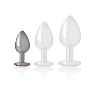 Intense - anal plug metal violet size s