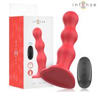 Intense Tyres Vibratore Cody con ventosa e telecomando Rosso
