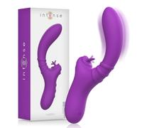 Intense Harry Vibrator Flexible with Purple Tongue Purple