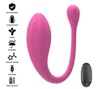 INTENSE JANICE Vibratore Doppia Stimolazione | U Shape Rosa | 10 Vibrazioni + Te