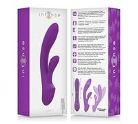 Intense Luigi Vibrator Rabbit Silicone Purple