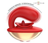 Intense Mariah U Shape Vibrator & Stimulator Red