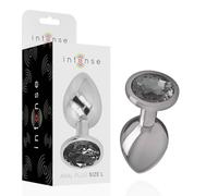 Plug Anale in Metallo con Cristallo 9 cm L