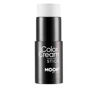Intense Neon UV ColorCream Face & Body Paint Stick by Moon Glow - Trucco professionale per viso e corpo, per adulti e bambini, 21 g, bianco