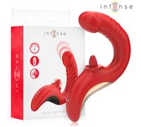 INTENSE - PAULINA VIBRATORE E STIMOLATORE A FORMA DI U ROSSO