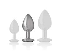 Plug Anale in Metallo Intense Diamond Jewel - Gioiello, Taglia M