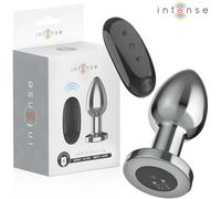 INTENSE - PLUG ANALE 10 VIBRAZIONI METALLO CON TELECOMANDO L
