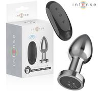 Intense - Plug Anale Vibrante in Metallo con Telecomando Taglia M