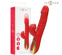 Intense Thalia Thrusting, Tapping Dual Vibrator Red