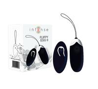 INTENSE - UOVO VIBRANTE FLIPPY II CON TELECOMANDO NERO