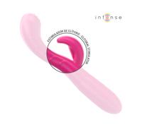 Intense - Vibratore Amara Con Lingua Stimolante 10 Vibrazioni Rosa