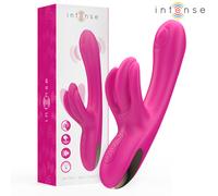 INTENSE - VIBRATORE MULTIFUNZIONE CONIGLIO BRITNEY 23 CM ROSA