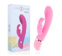 INTENSE - VIBRATORE OSCILLANTE SUSY IN SILICONE ROSA CONIGLIO