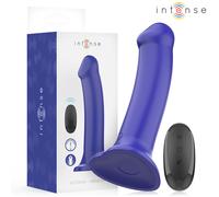 Intense Victoria Vibrator with Suction Cup & Remote Control Blue