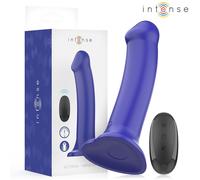 Intense Victoria Vibrator with Suction Cup & Remote Control Blue