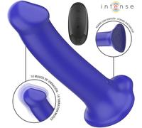 Intense Victoria Vibrator with Suction Cup & Remote Control Blue