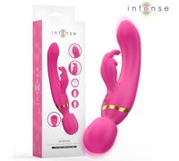 Intense Winona - Doppio Vibratore Wand e Rabbit in Silicone Fucsia