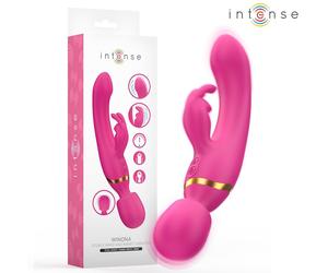 Intense Winona - Doppio Vibratore Wand e Rabbit in Silicone Fucsia