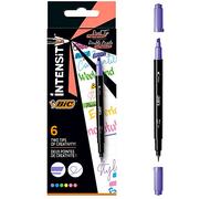 ASTUCCIO 6 EVIDENZIATORI DUAL 503828 TIP INTENSITY COLORI AS