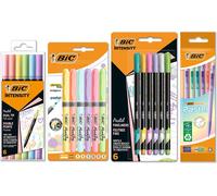 Intensity, Set Cancelleria Colori Pastello, 6 Brush Pen Colorati 2-In-1, 6 Evide