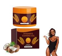 Intensive Tanning Gel, Abbronzante per un'abbronzatura Veloce, Acceleratore di Abbronzatura con Perle Scintillanti, Intensivo, per Abbronzatura Naturale
