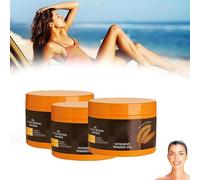 Intensive Tanning Gel, Natural Tanning Accelerator Cream Gel, Tanning Oil for Beach Travel Size,Tanning Accelerator Cream For Sunbeds, 150ml. (3pcs)