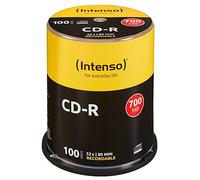 CD 80100 INT - Intenso CD-R 700 MB/80 min, scatola da 100 pezzi