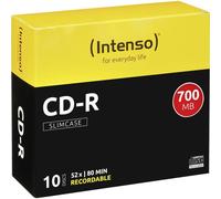 Intenso 1001622 CD-R 80 vergine 700 MB 10 pz. Slim case