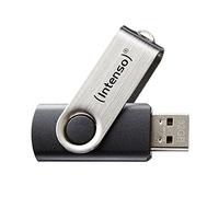 Intenso 16GB Basic Line Basic Line, 16 GB, USB, 3503470 (Basic Line, 16 GB, USB Type-A, 2.0, 28 MB/s, Swivel, Black, Silver)