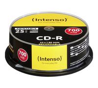 Intenso 1801124 CD-R 80 vergine 700 MB 25 pz. Torre stampabile