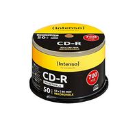 Intenso CD-R 1801125 – 700 MB 52x – 50 pezzi stampabili, Argento