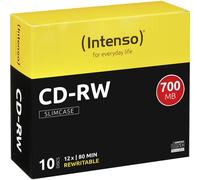 Intenso 2801622 CD-RW vergine 700 MB 10 pz. Slim case riscrivibile