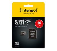 Scheda Di Memoria Micro SD con Adattatore INTENSO 3413470 16 GB Classe 10