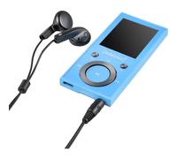 Intenso Lettore video BT MP3 con Bluetooth 5.0, display a colori da 1,8 pollici, microSD, USB C, fino a 18 ore, con cuffie, blu