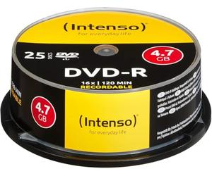 Intenso 4101154 DVD-R 4.7 GB, 25 Pezzi
