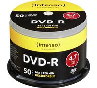DVD-R4,7 INT50 - Intenso DVD-R 4,7GB, campana per CD da 50 pezzi