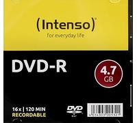 Intenso 4101652 Dvd-R da 4.7 GB, Argento