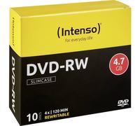 Intenso 4201632 DVD-RW vergine 4.7 GB 10 pz. Slim case riscrivibile