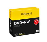 DVD+RW4,7 INT10 - Intenso DVD+RW 4.7 GB, confezione da 10 DVD con custodia sottile