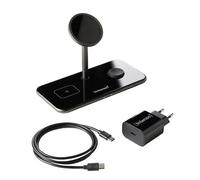 Intenso 7410810 Caricatore a induzione MB13 black 3in1 Uscite Standard Qi Nero