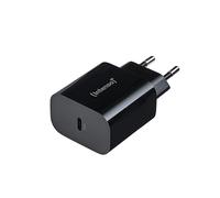 Intenso Adattatore W20C, 20 W, connettore USB-C per iPhone, Samsung Galaxy, iPad e altro, nero