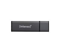 INTENSO 3521491 - USB stick, USB 2.0, 64 GB, linea in alluminio antracite