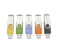 Intenso Basic Line 5X 64GB Chiavette USB 2.0 con pratiche etichette per