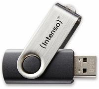 Intenso Basic Line Chiavetta USB da 8 GB Pendrive USB 2.0 Silver/Black
