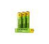 Intenso Energy Eco - Batterie Ricaricabili NiMH Batteria Ricaricabile, 850 mAh, HR03 AAA, Confezione da 4