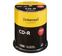 Intenso CD 1001126 CD-R 700 MB/80 M.52X CAKE BOX 100PZ