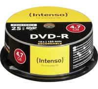 DVD-R4,7 INT25P - Intenso DVD+R 4,7 GB, scatola da 25, scrivibili