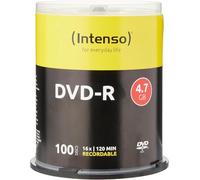 DVD-R4,7 INT100 - Intenso DVD-R 4,7GB, campana per CD da 100 pezzi
